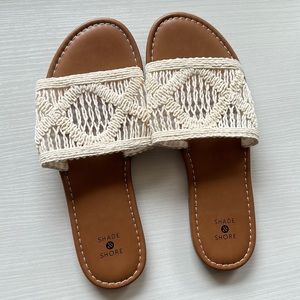 Target Shade & Shore Crochet Summer Slide Sandals